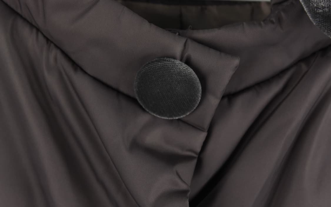 하나에모리 Hanae Mori 브라운 프릴 패딩 베스트 상품이미지6