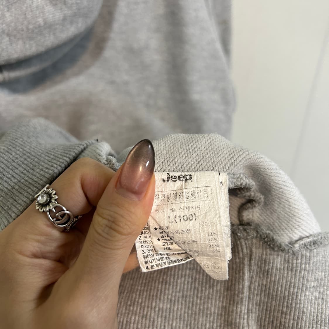 지프 남성 후드티 100 상품이미지3