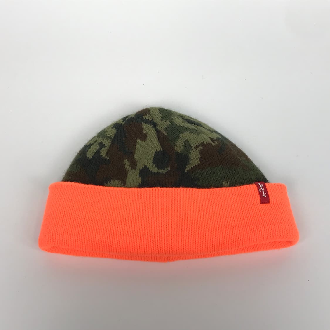 리바이스 카모 겨울용 비니 모자 상품이미지1