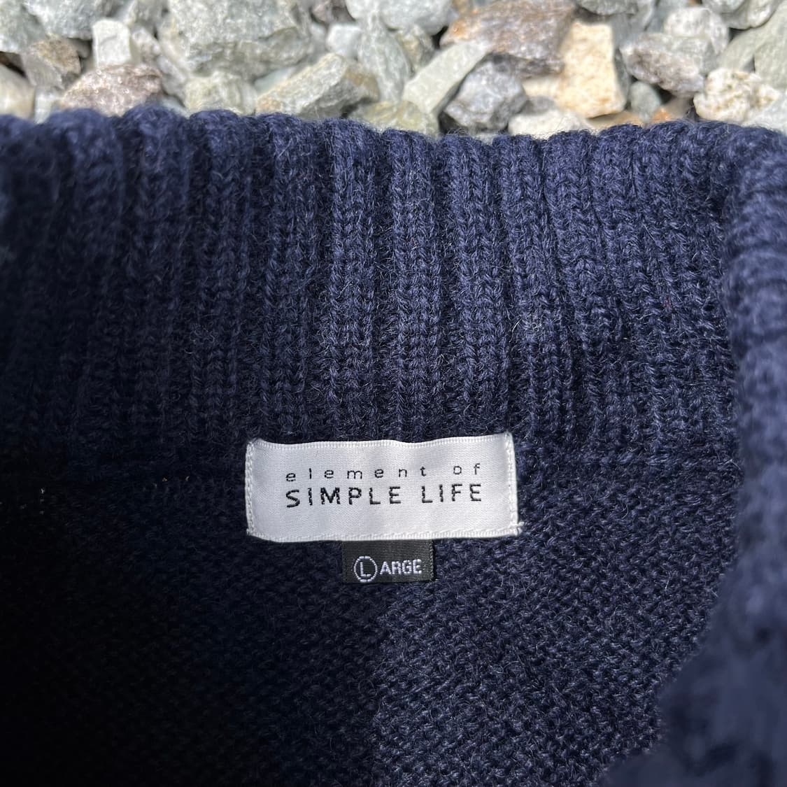 simple life 반집업 니트 (실측확인) 상품이미지3