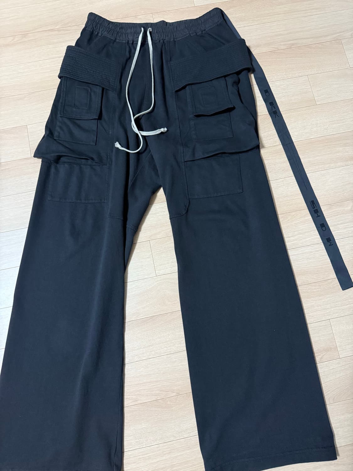 [M]릭오웬스 와이드 크리치 카고 팬츠 상품이미지2