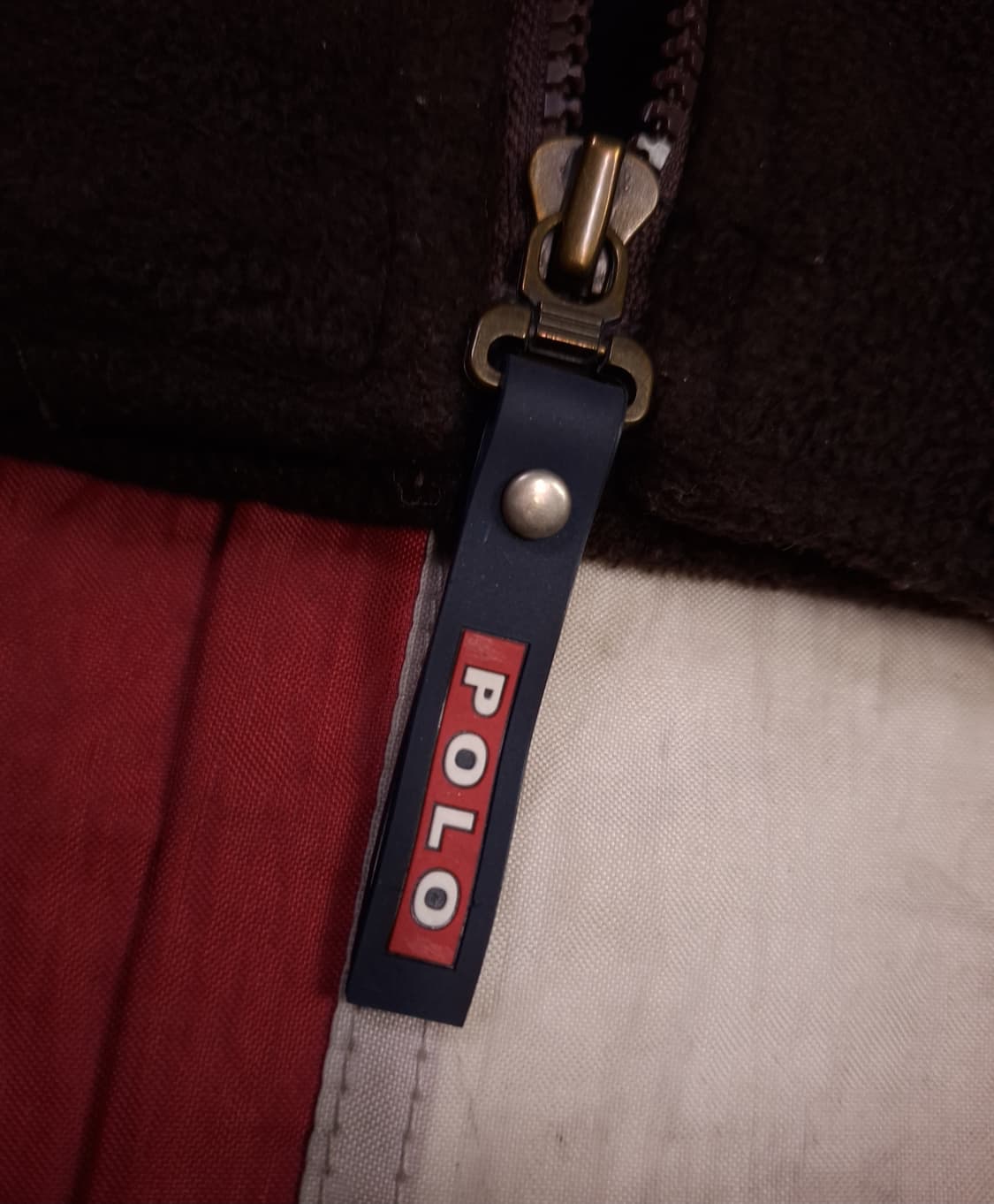 90's 오리지날 랄프로렌폴로 진스 빅로고 후드 후리스자켓 상품이미지10