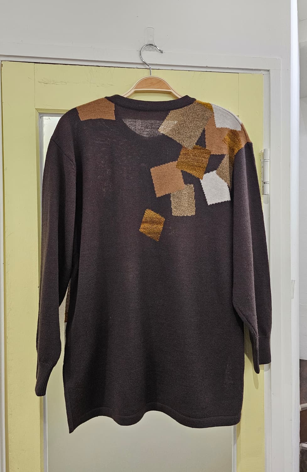 Japan 초코브라운 페이크가디건 울니트 상품이미지8