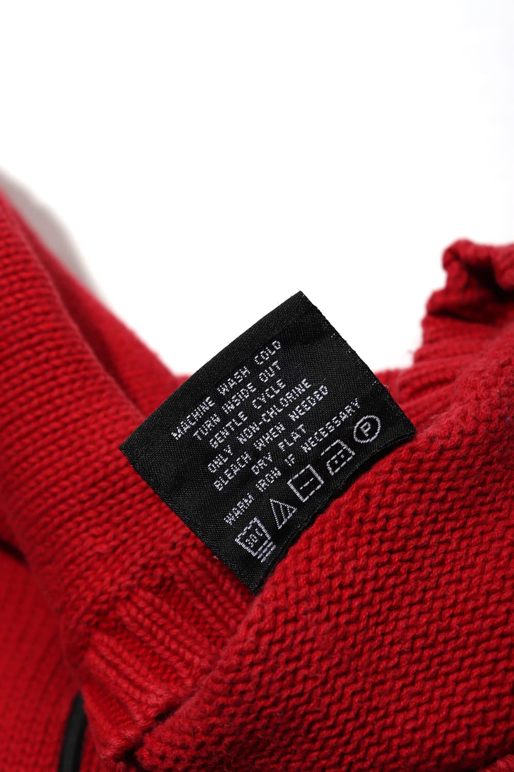 POLO JEANS 빅로고 코튼 레드 니트 size XL 상품이미지6