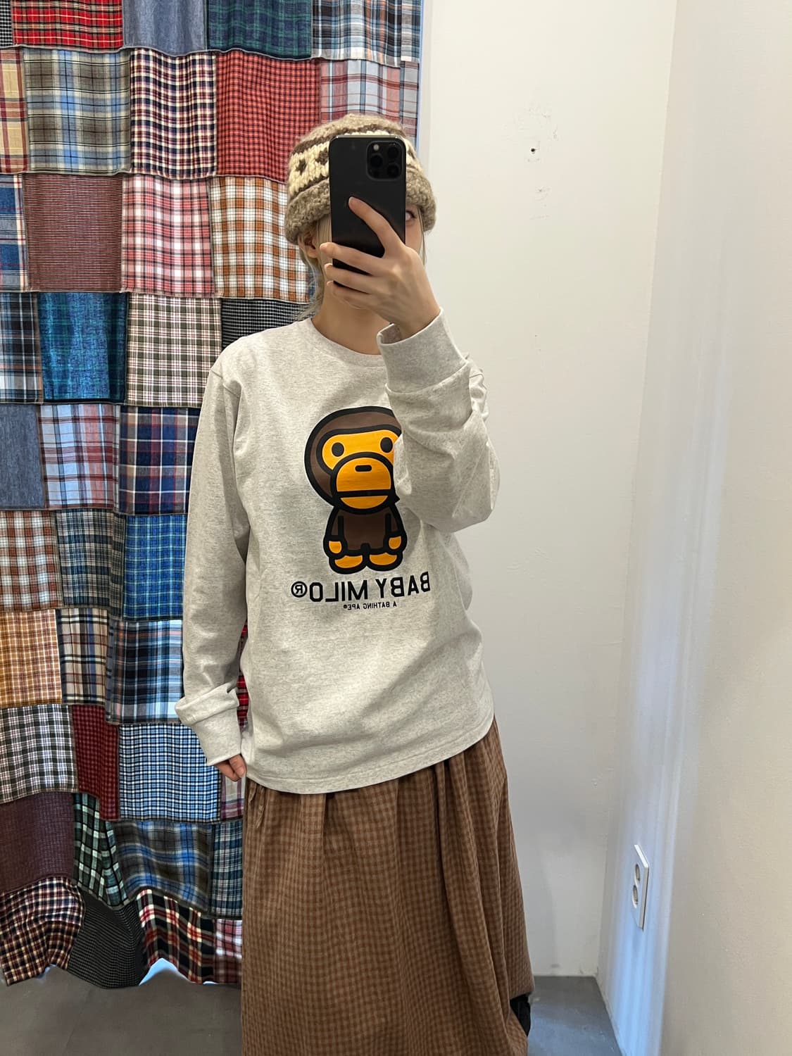 베이프 마일로 멜란지 롱슬리브 상품이미지5