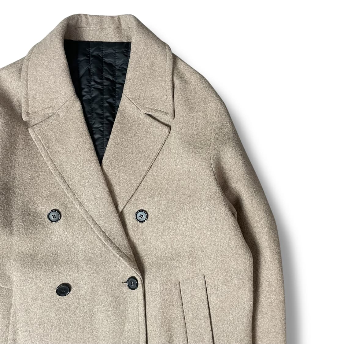 라퍼지스토어 울리치 연베이지 더블코트 L 상품이미지3