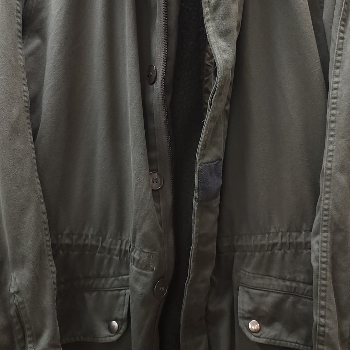 빈티지 프랑스군 m64 밀리터리 모즈파카 올리브 그린 92L 상품이미지6