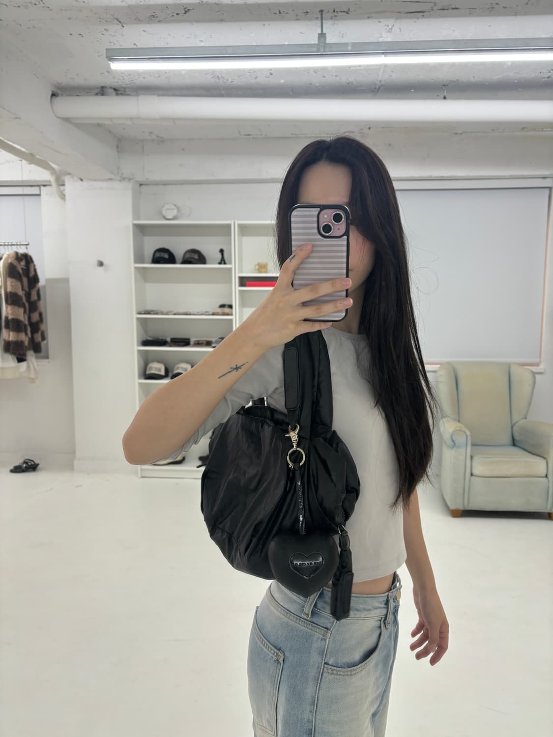 See by chloe 나일론 하트 키링 백 상품이미지9