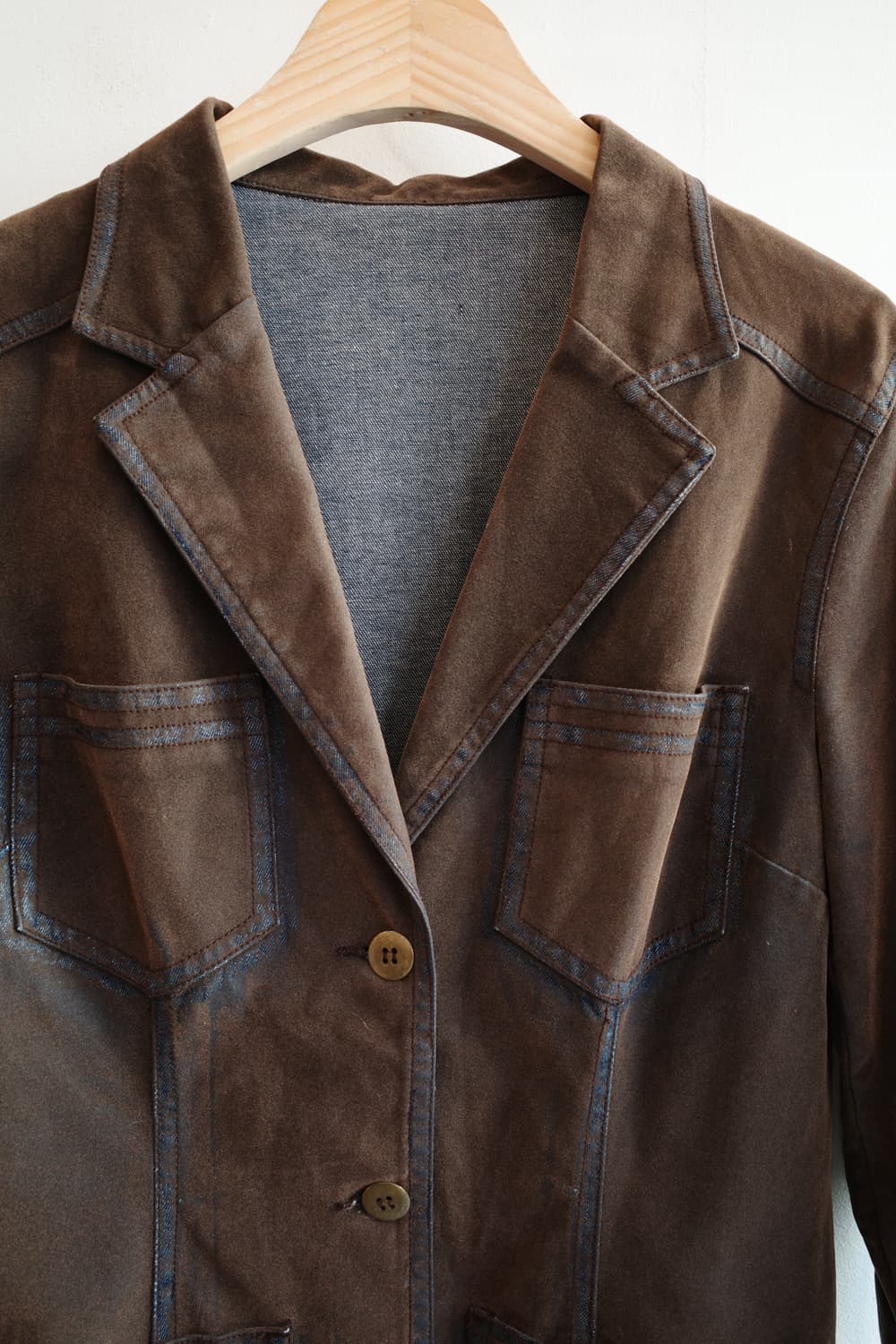 Japan brand 벨벳 자켓  상품이미지2