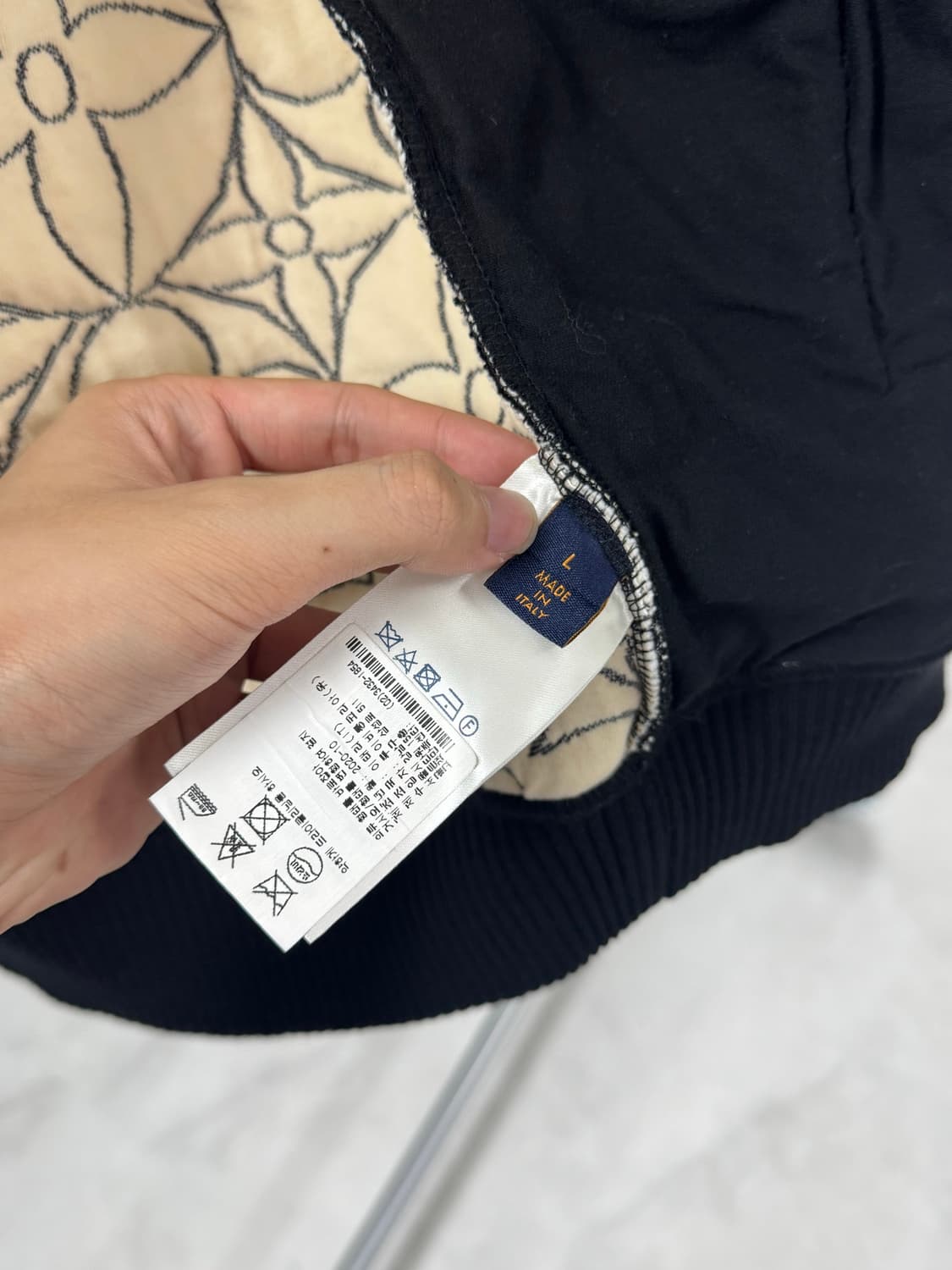 루이비통 플라워 모노그램 집스루 블루종 자켓 상품이미지6