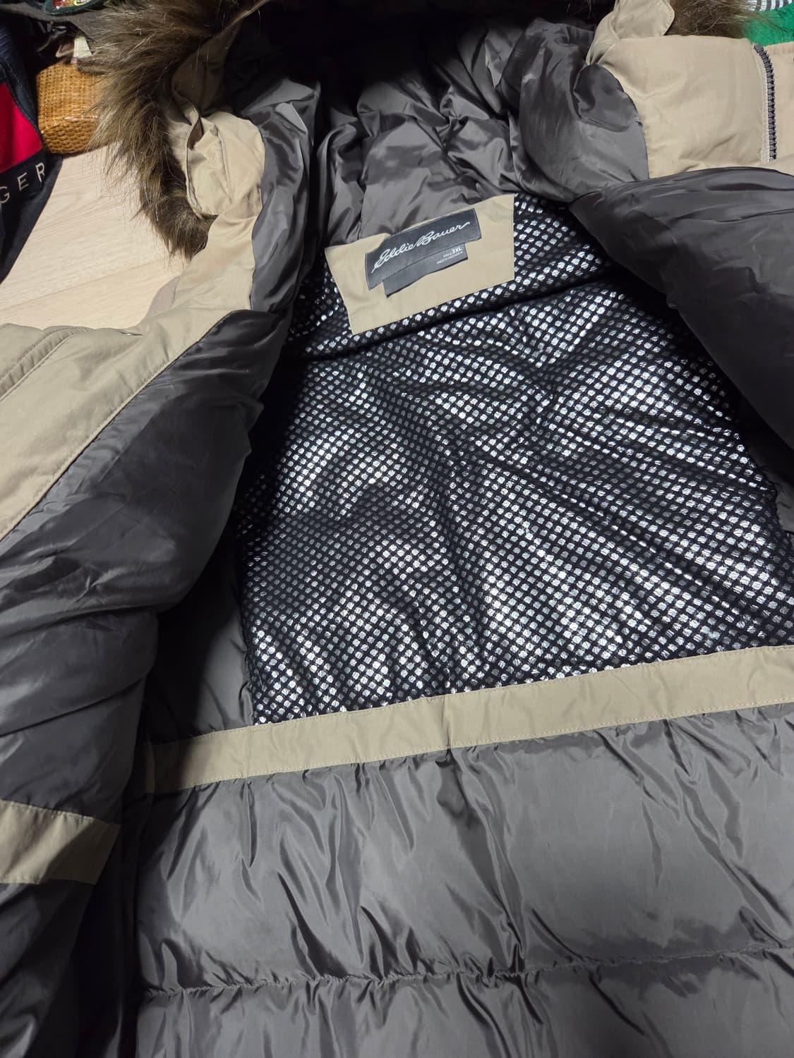 (새상품)EDDIE BAUER 에디바우어 구스다운 패딩 3XL 상품이미지7