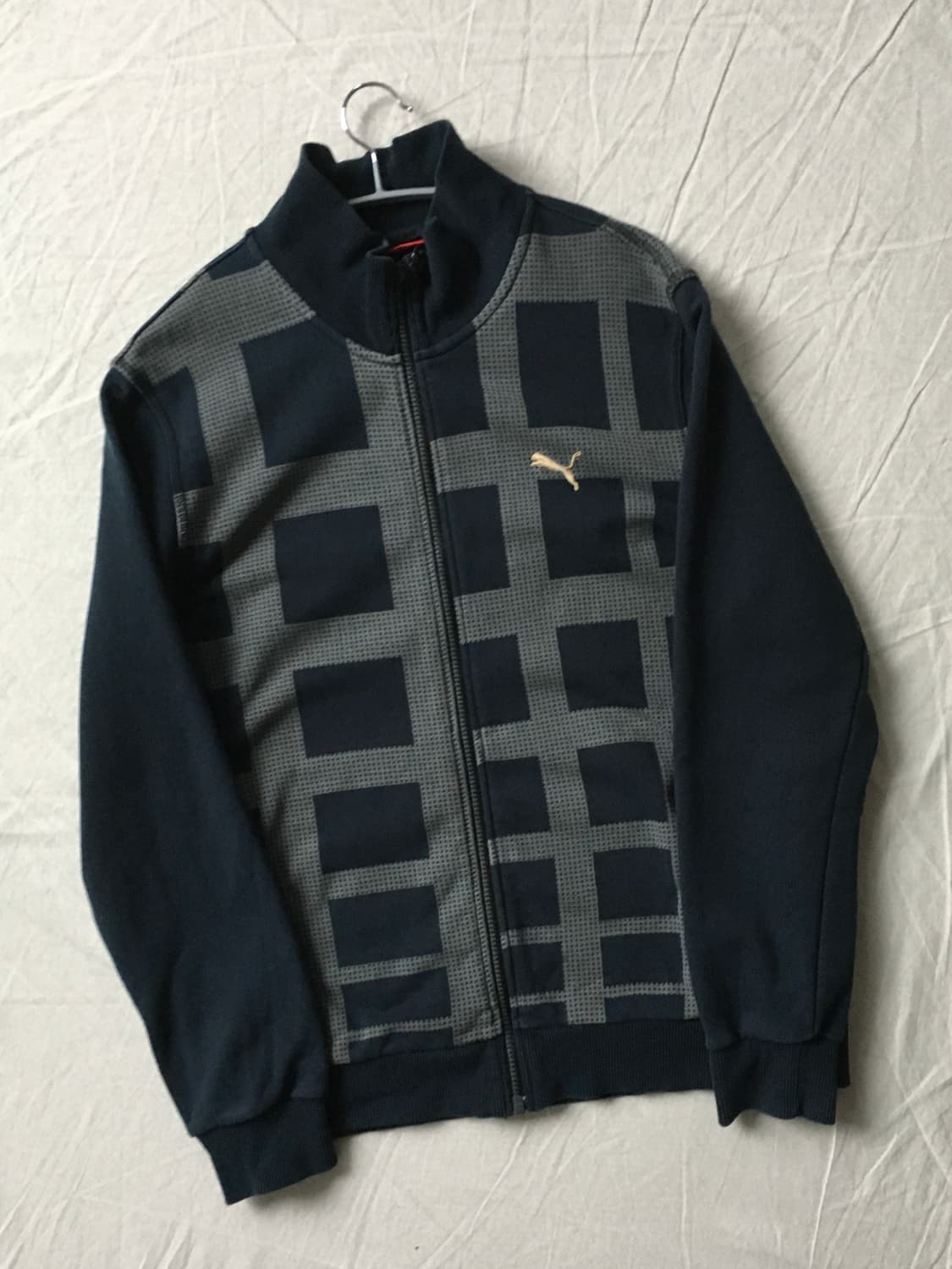 퓨마 체크 코튼집업 상품이미지3