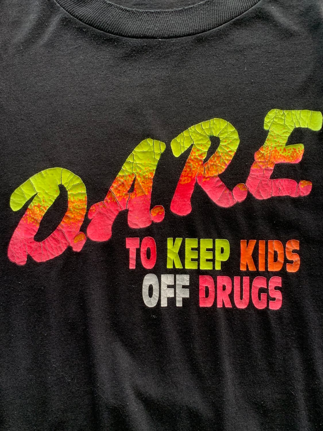 90s DARE 마약 단속 프로그램 프로모션 티셔츠 상품이미지3