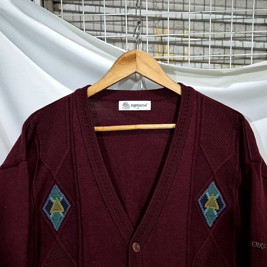 Superior 패턴 가디건 상품이미지2