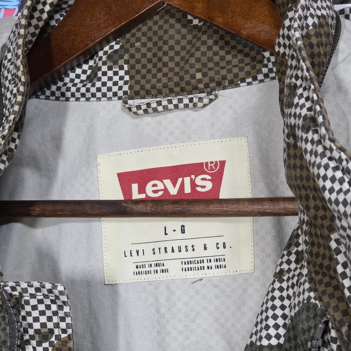 리바이스 카모 체크 코튼 필드 자켓 상품이미지9