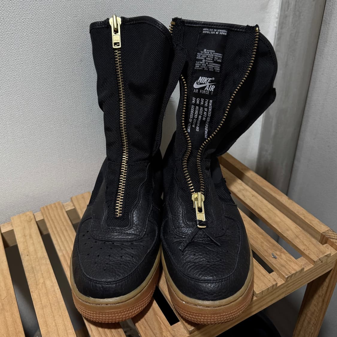 [상태 S급] 나이키 SF 스페셜 필드 에어포스 1 하이 블랙 상품이미지2