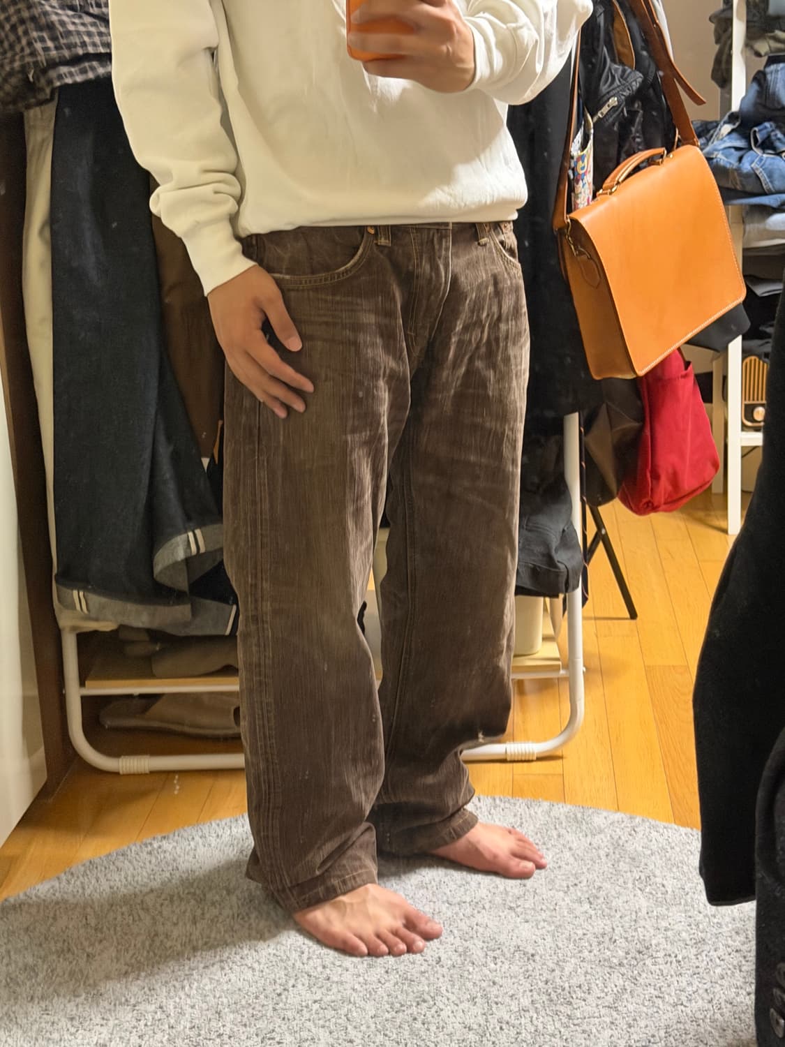 에드윈 블루트립 503 브라운 데님 상품이미지3