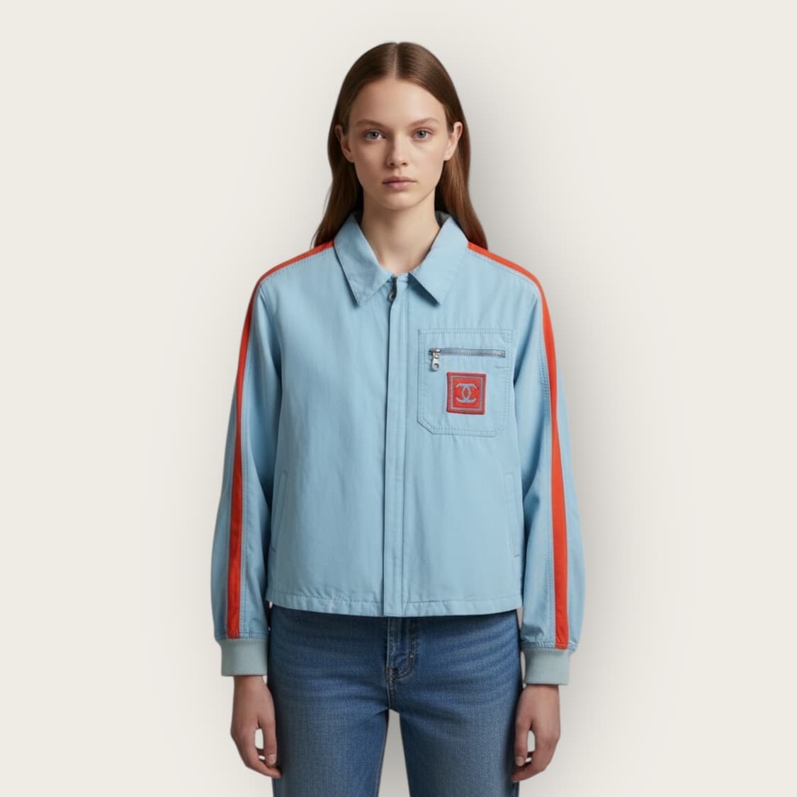 38/ 샤넬 스포츠 02AW CC로고 집업 자켓 상품이미지1