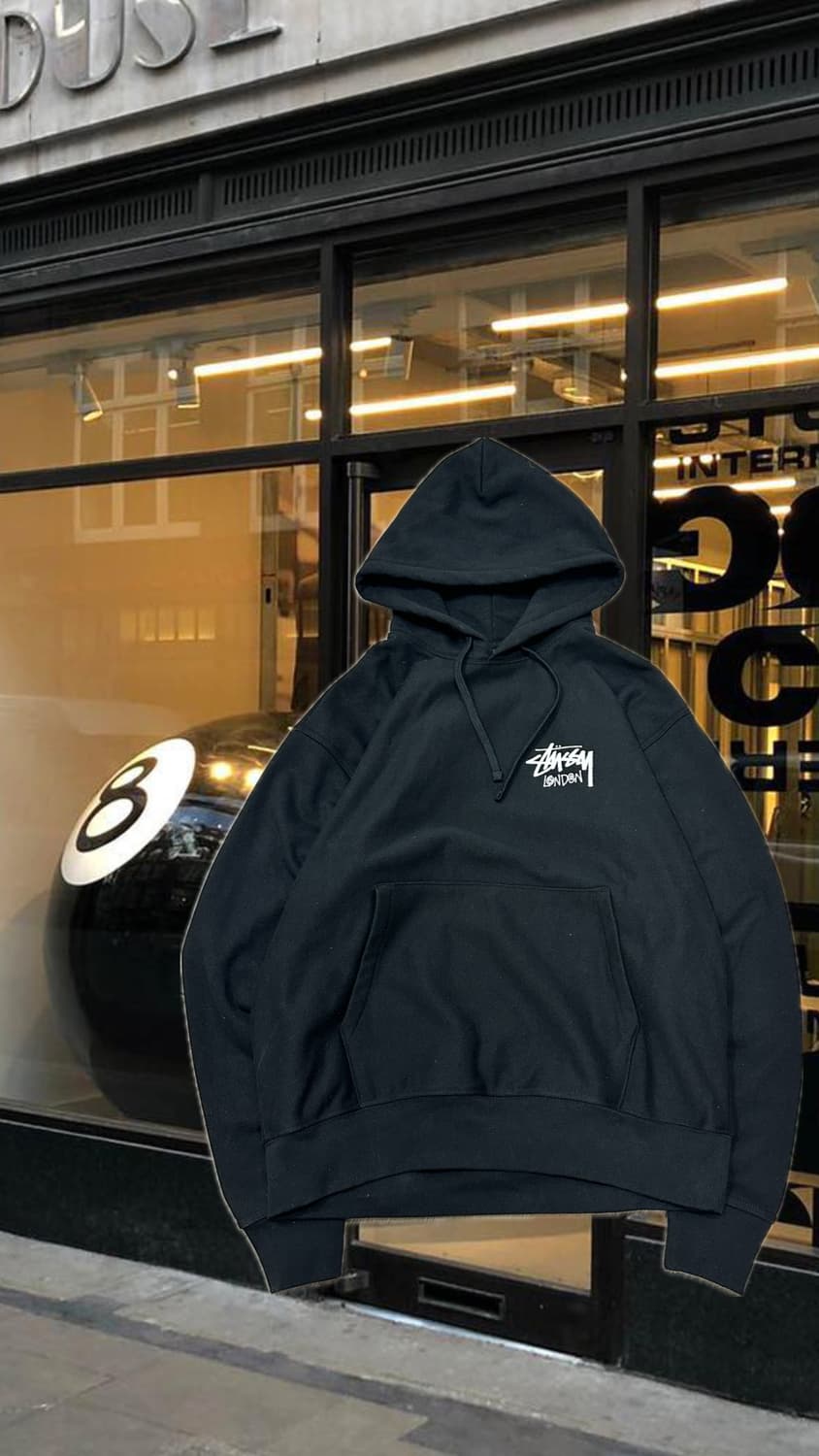 스투시 런던 (stussy london) 후드티 L사이즈 상품이미지1