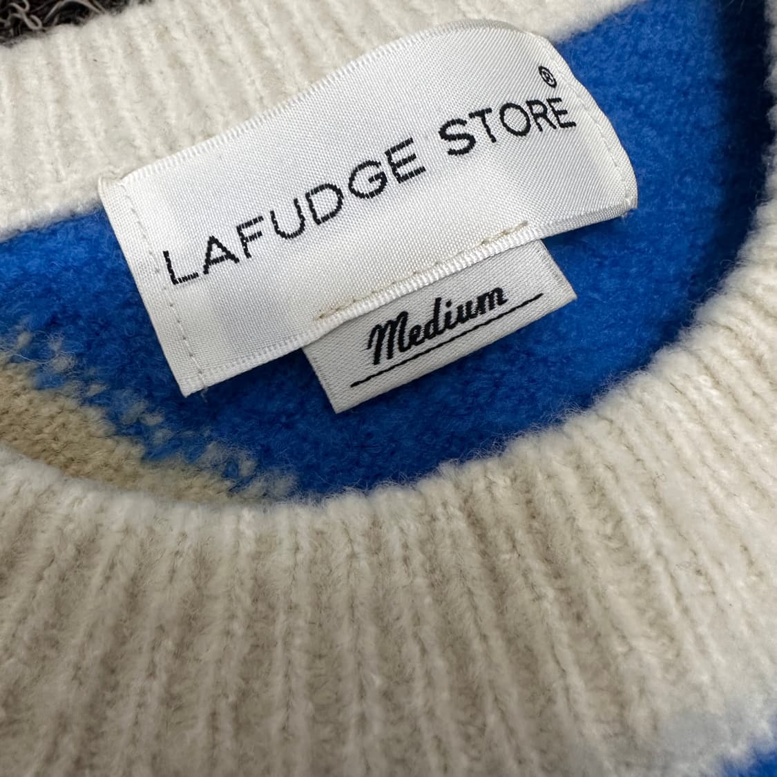 LAFUDGE STORE 라퍼지스토어 니트 M 상품이미지3