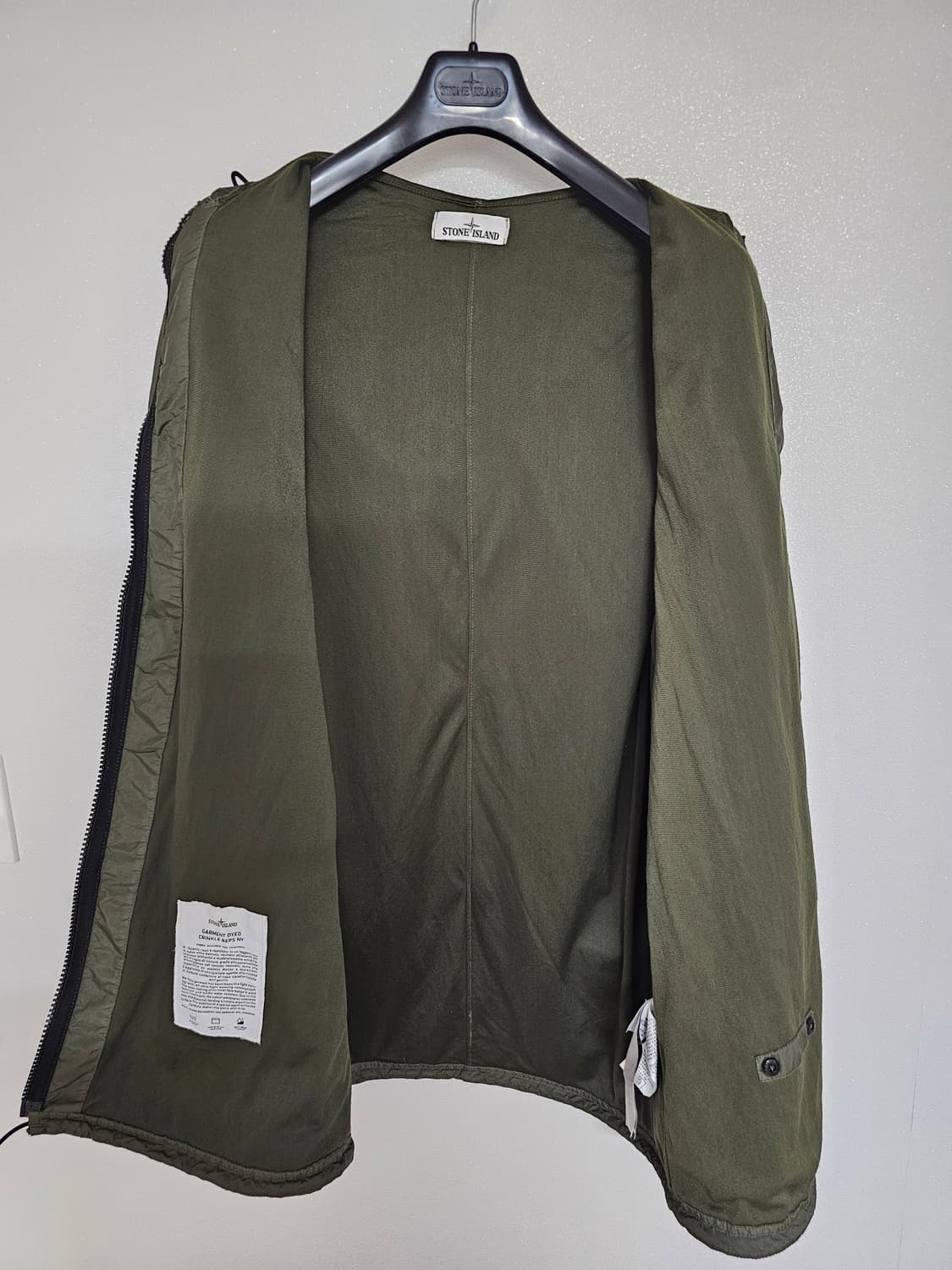 스톤아일랜드 크링클랩스 롱 후드 자켓 상품이미지3