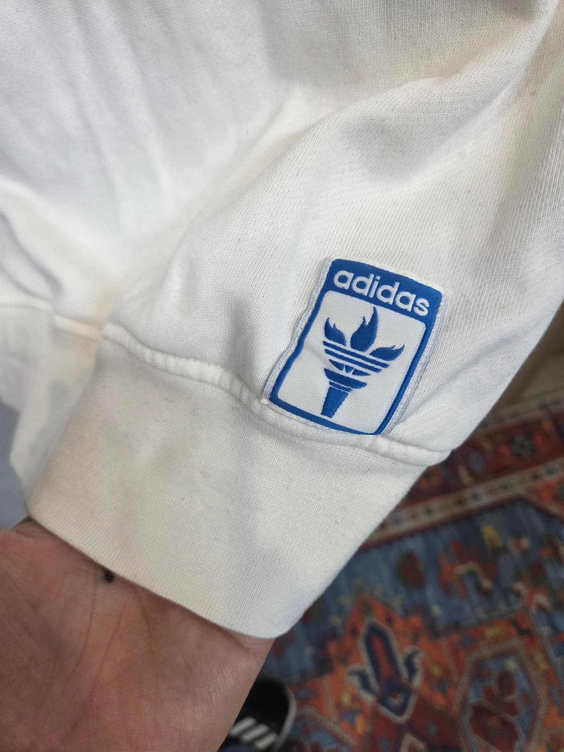 아디다스 신영국 기모 트랙 져지 후드집업 L 상품이미지4