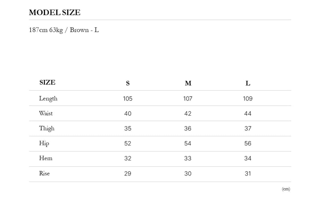 언지미크 팬츠 새상품 M 상품이미지2