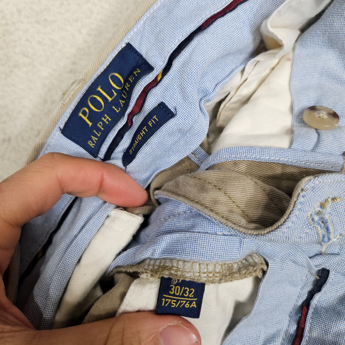 폴로 랄프 로렌 방패 자수 치노 팬츠 30 상품이미지6
