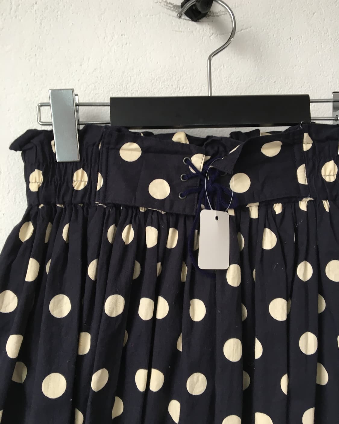 Lace up point dot pattern skirt 상품이미지2