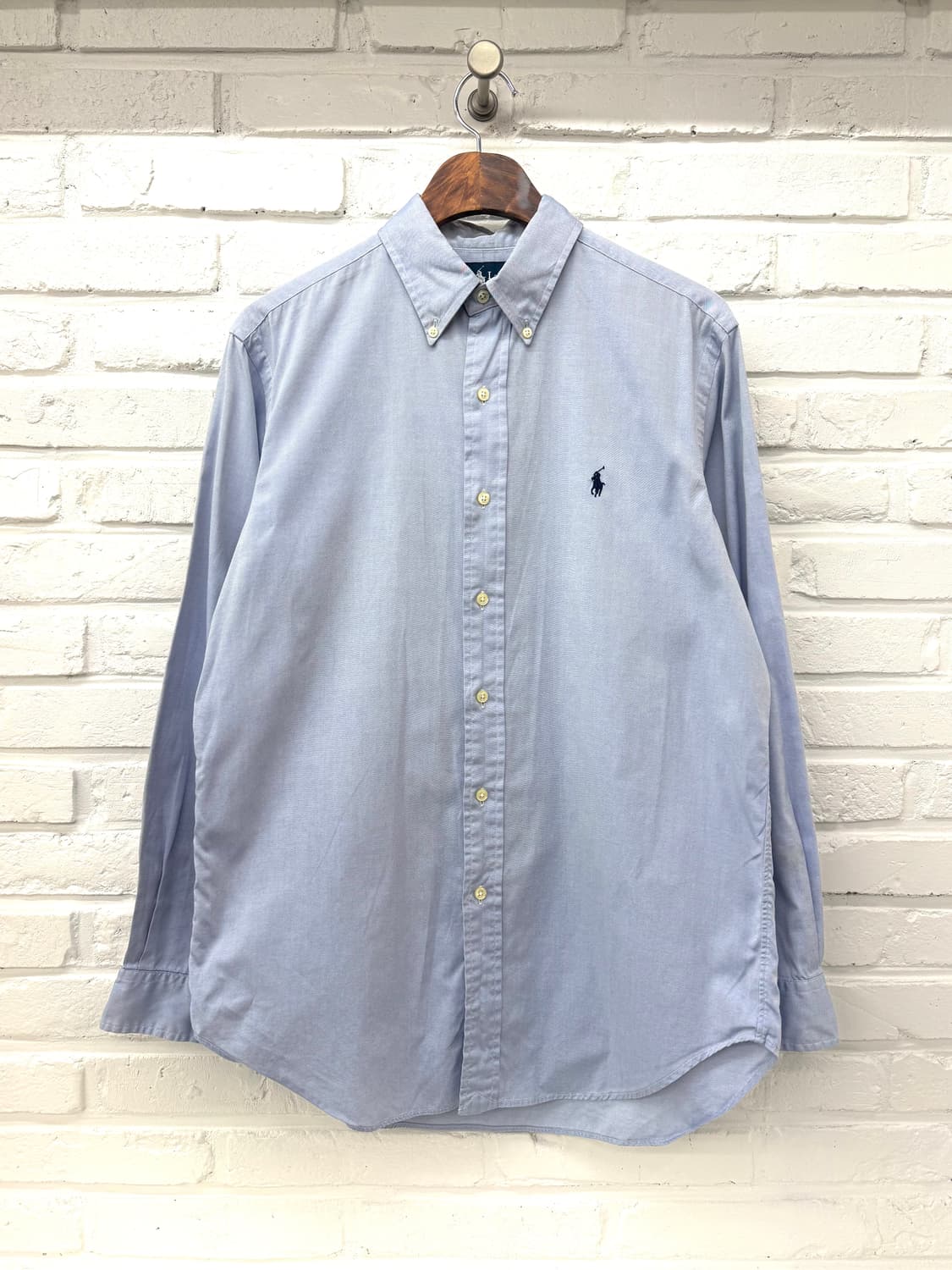 폴로 블루 클래식핏 셔츠 상품이미지2