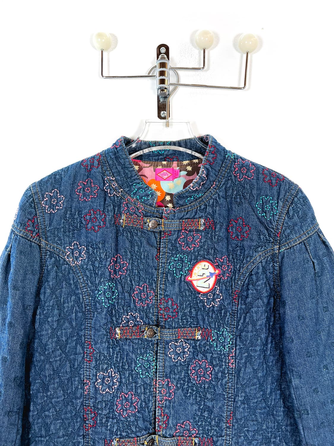 오일릴리 플라워 스티치 데님자켓 상품이미지4