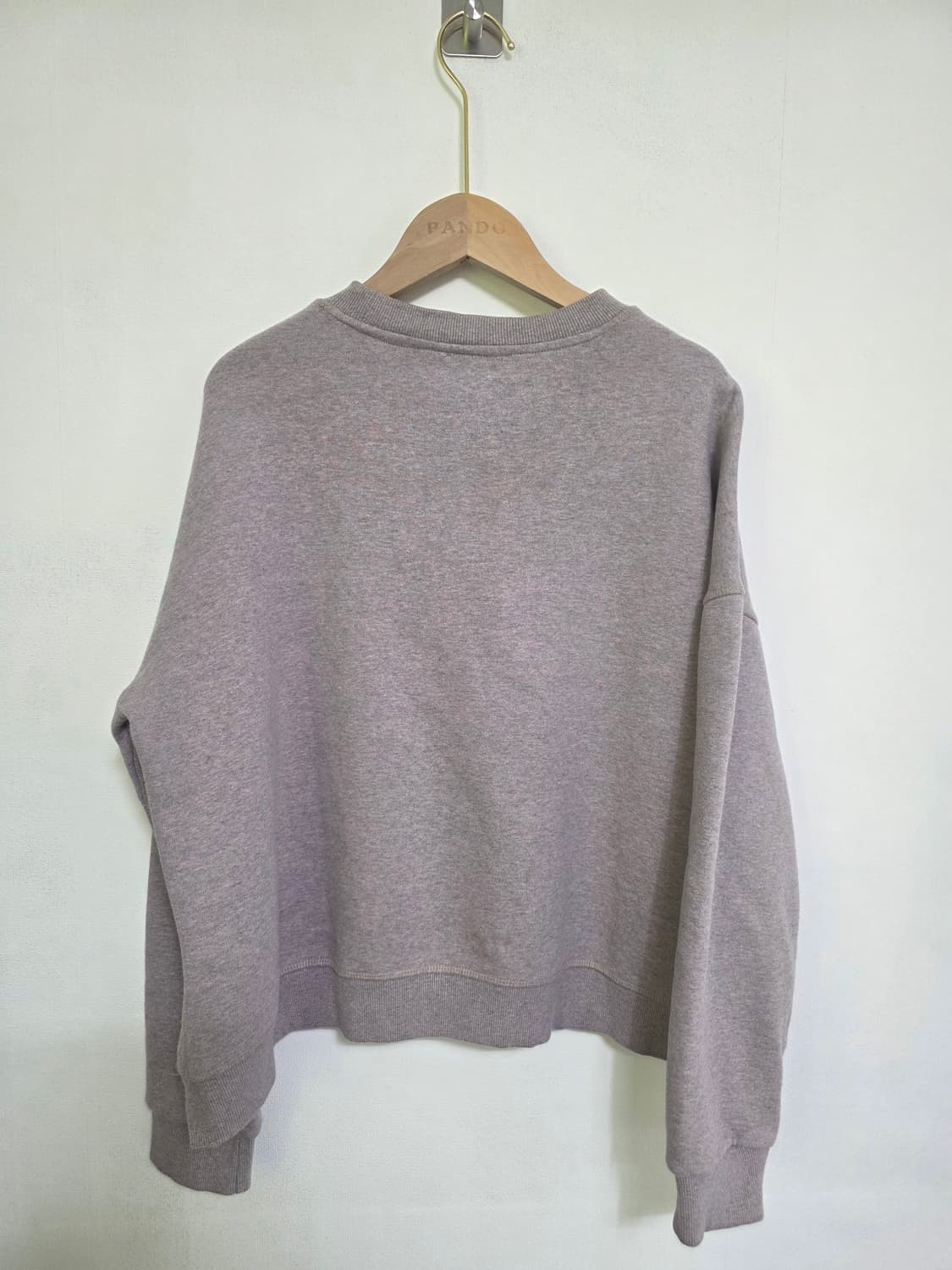 가니 GANNI 스마일 핑크보카시 그레이 기모 스웻셔츠 S 상품이미지2