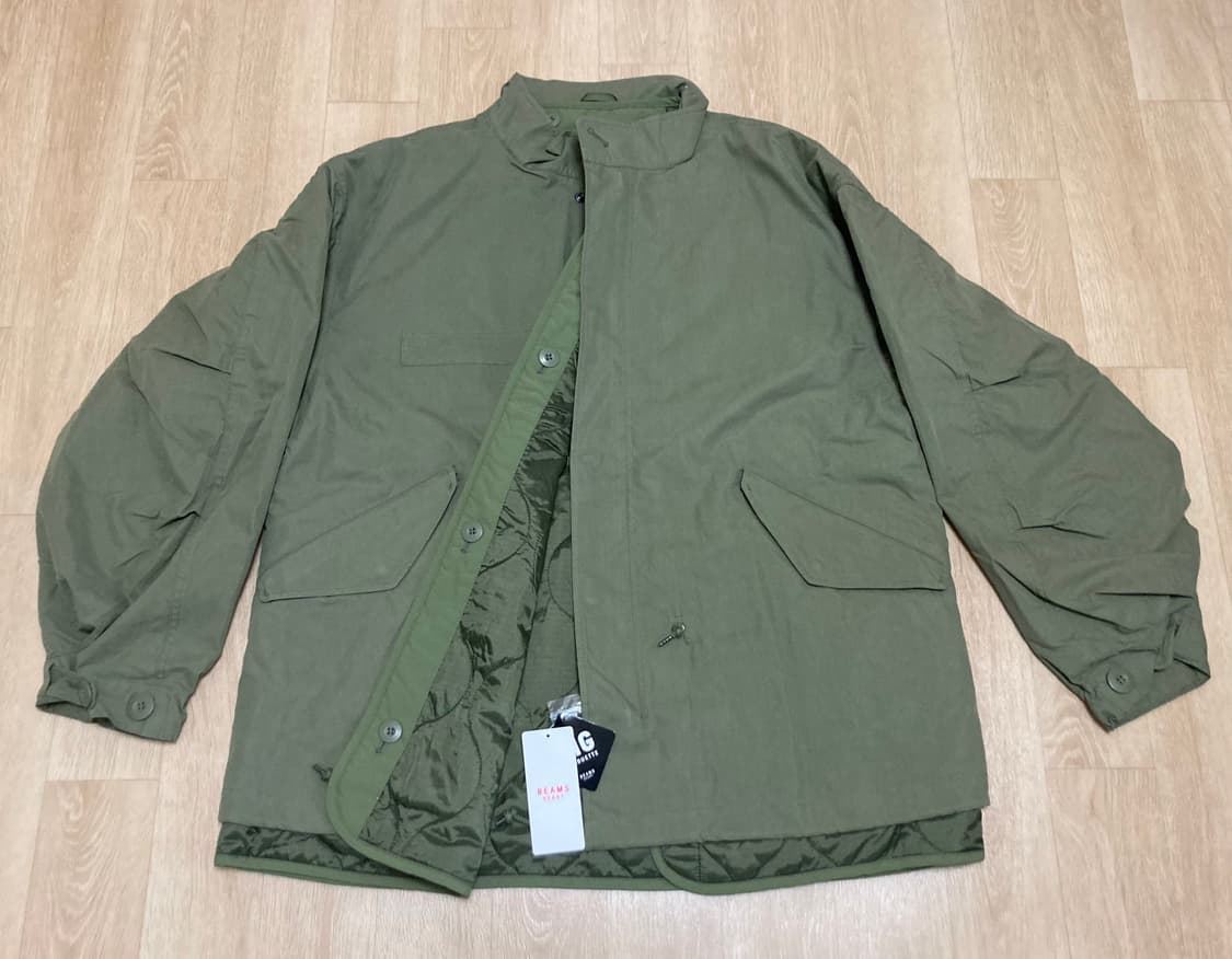 빔즈 숏 m65 올리브 L (내피 포함) 상품이미지4