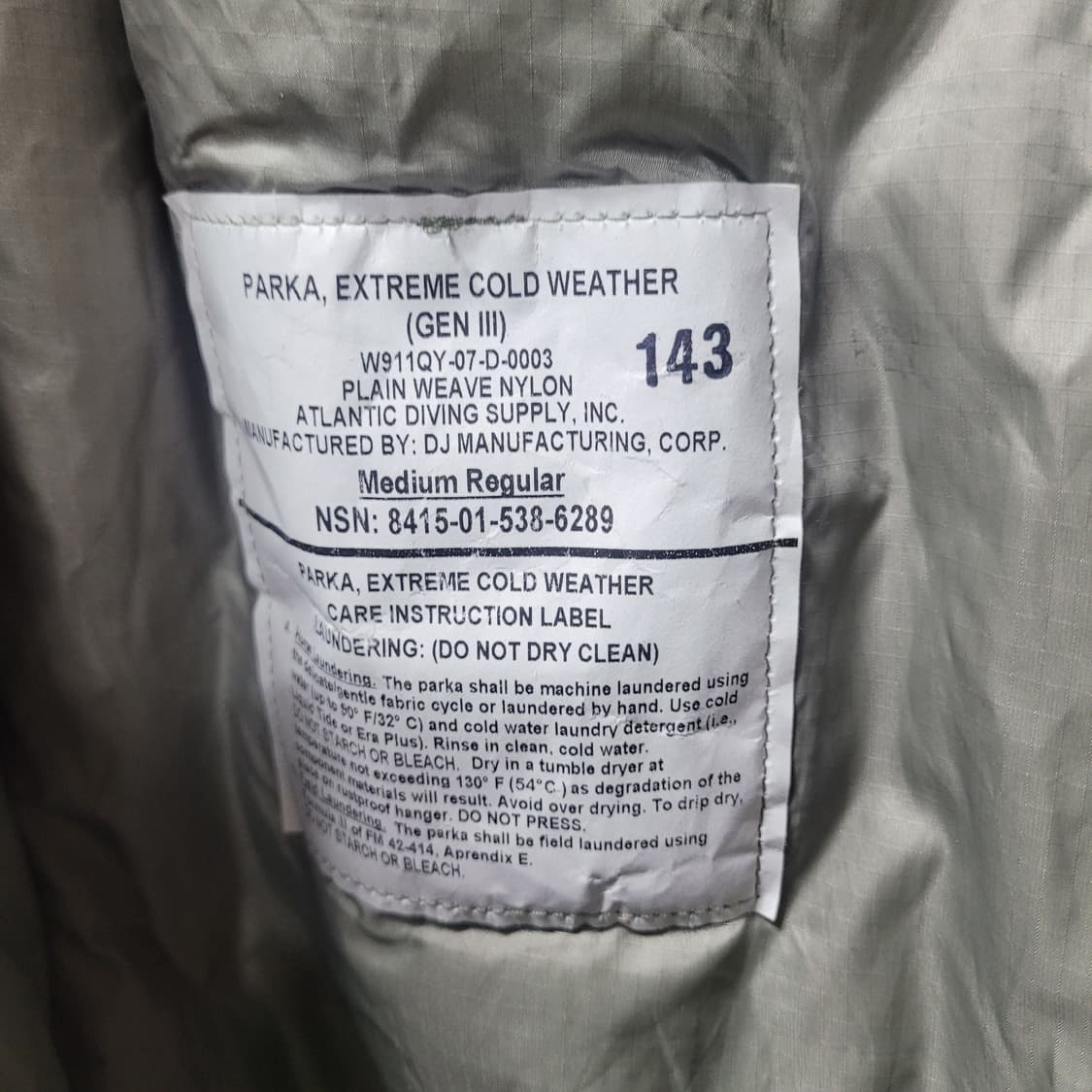 미 오리지널 프리마 로프트 점퍼 상품이미지5