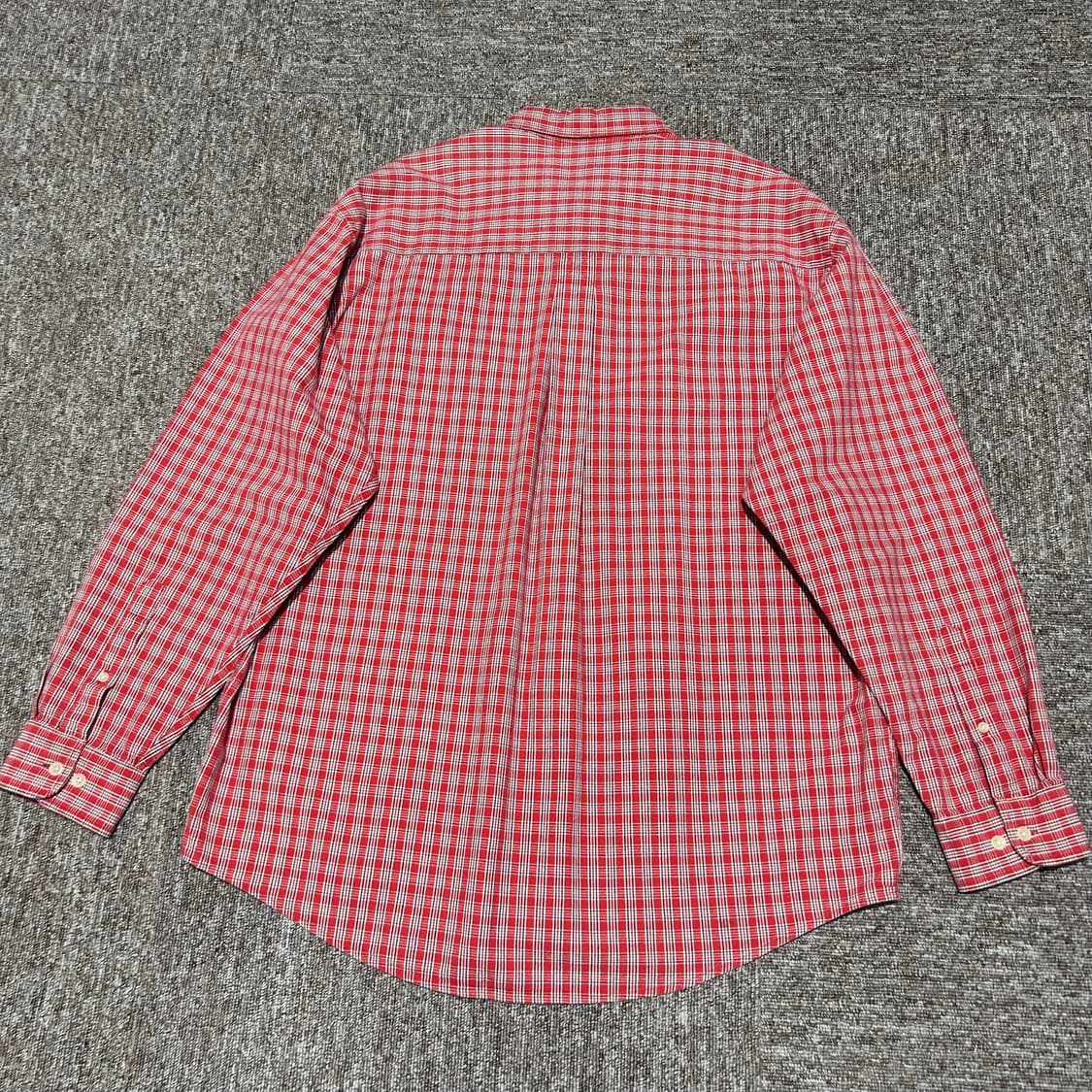 XL) 에디바우어 원포켓 헤비코튼 체크 셔츠 상품이미지4