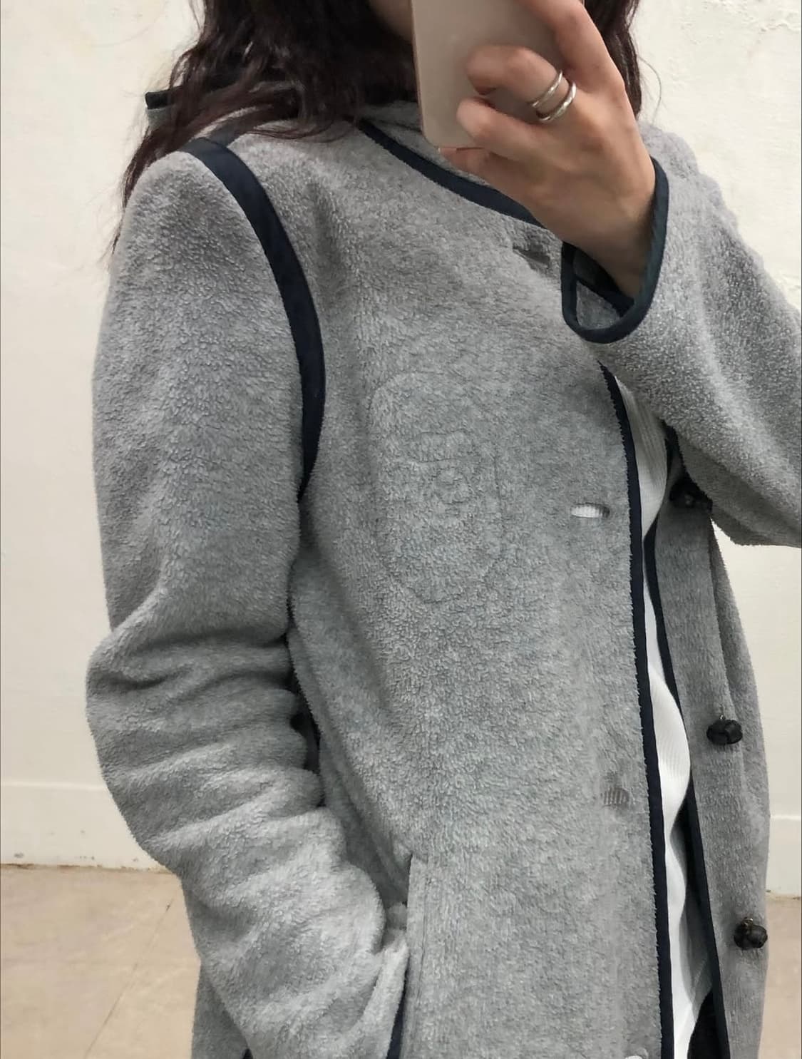 베이프 플리스 코트 야상 상품이미지2