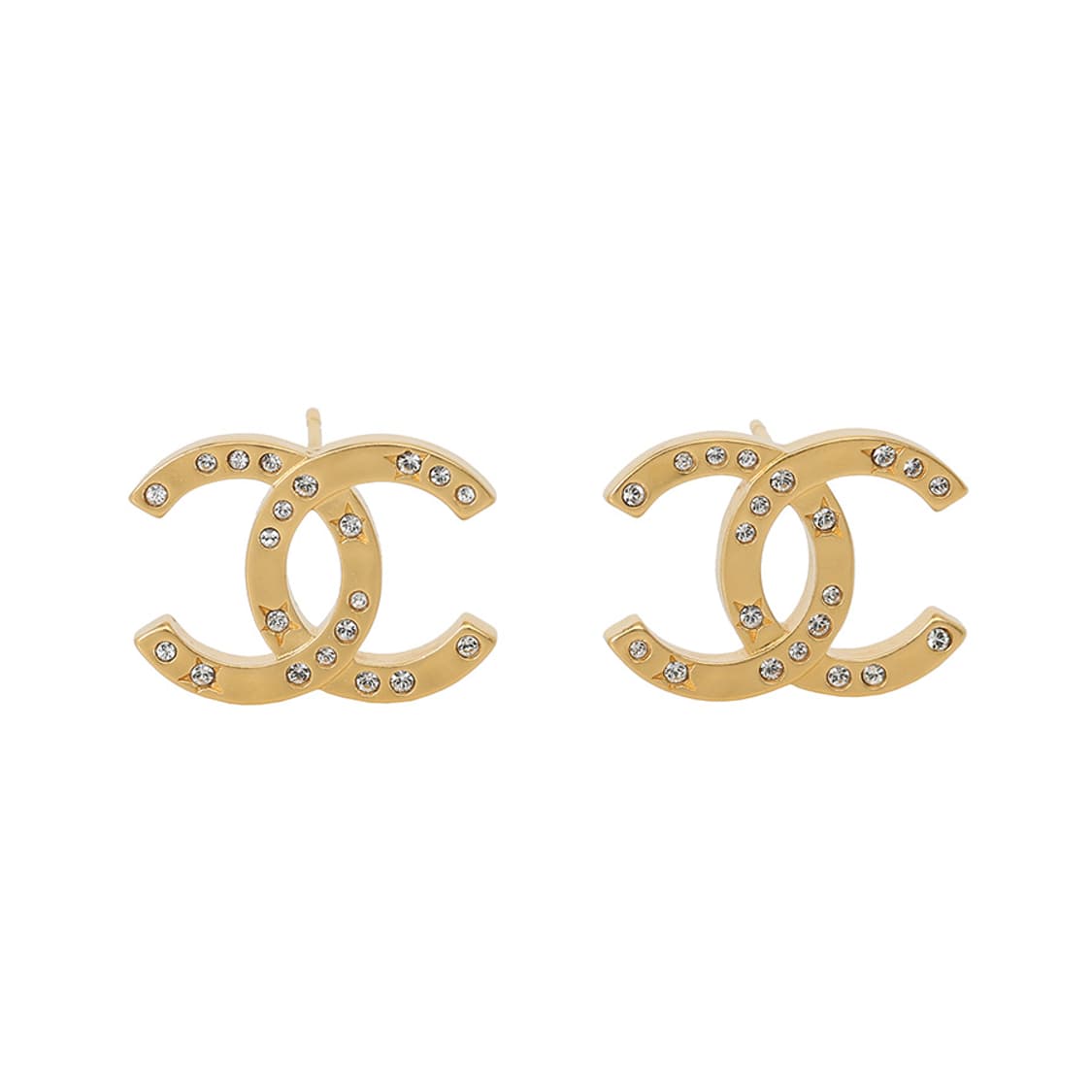 샤넬 라인스톤 스타 이어링 스터드 코코 CC 귀걸이 ABE517 상품이미지2