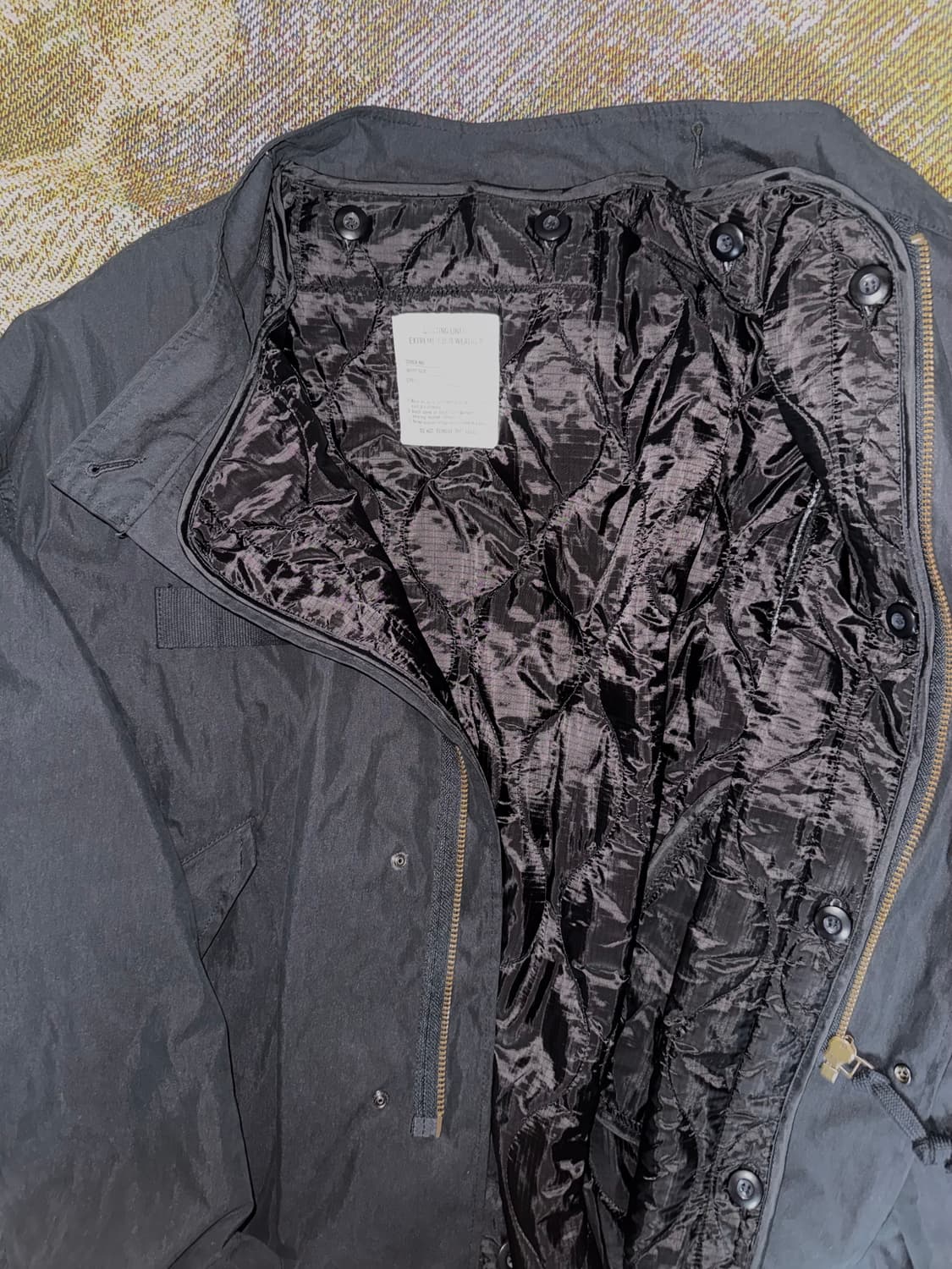 프릭스 스토어 숏 m65 외피,내피완 블랙 판매 상품이미지3