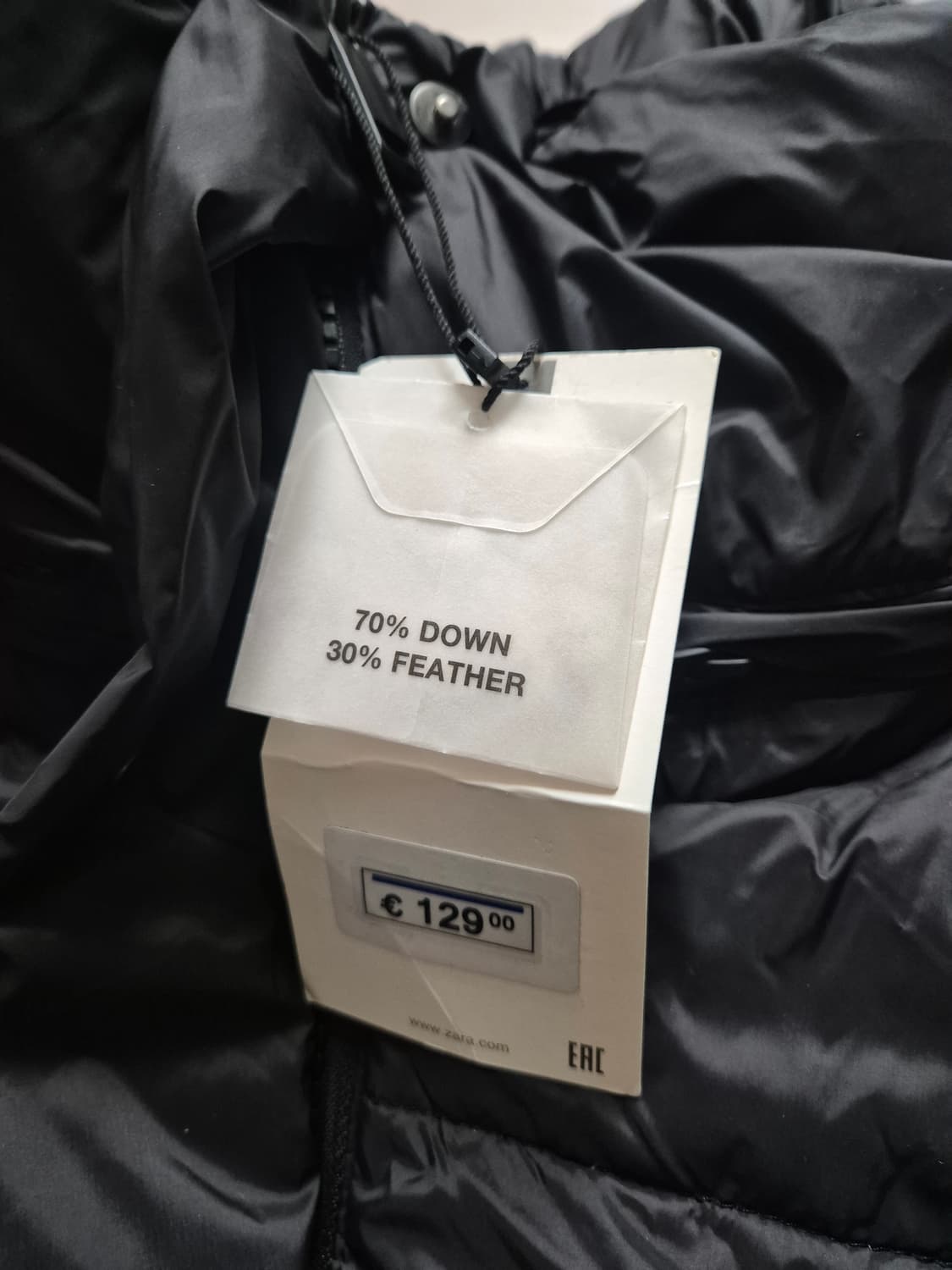 자라 필파워700 롱패딩 L사이즈 상품이미지5