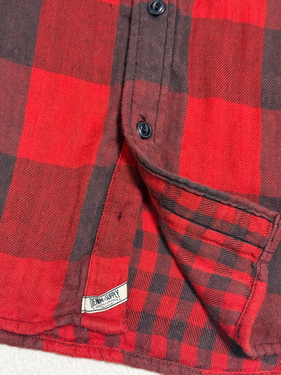 폴로 데님앤서플라이 버팔로체크셔츠 플란넬셔츠 polo vintage 상품이미지8