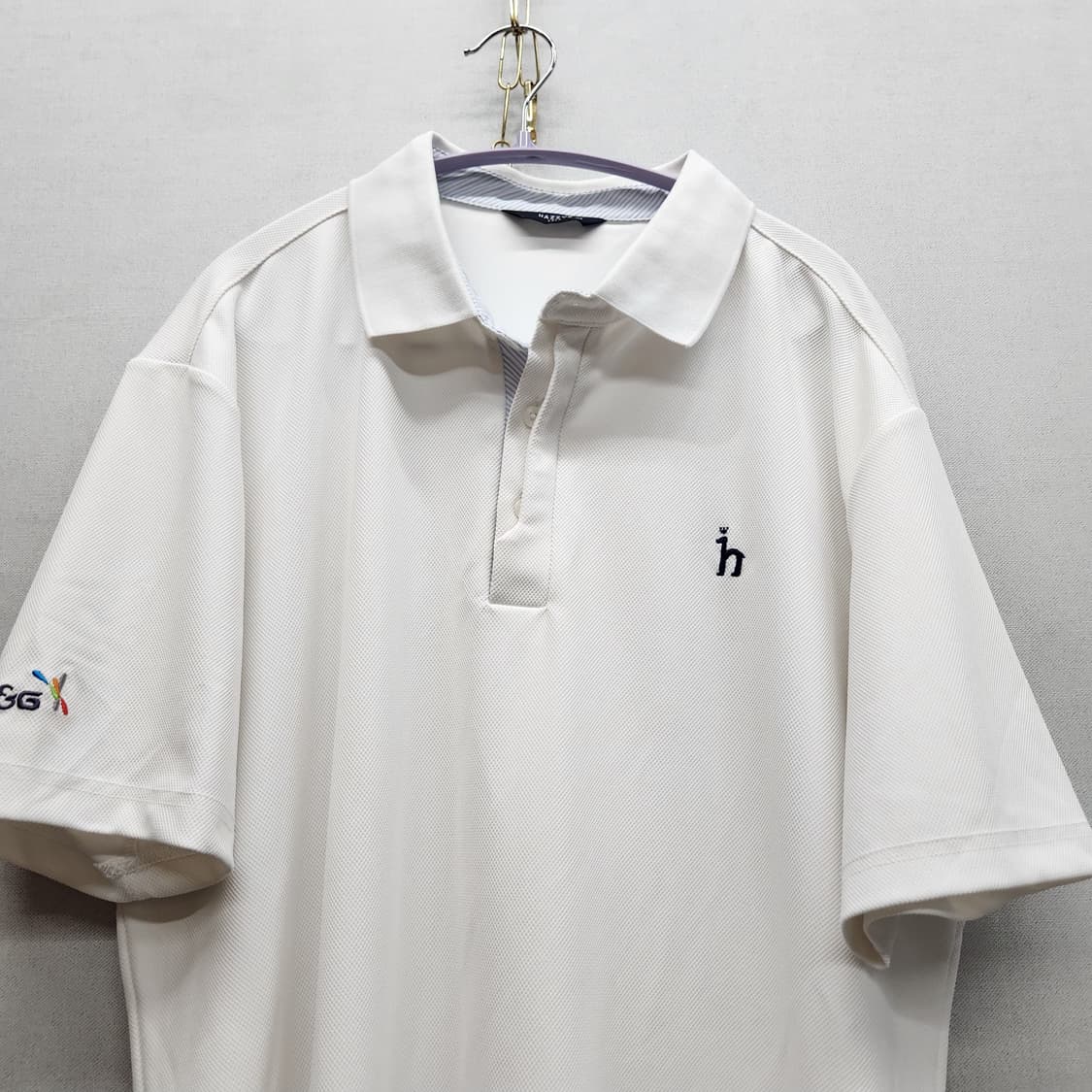 헤지스 골프 로고자수 반팔카라 105(XL) 상품이미지2