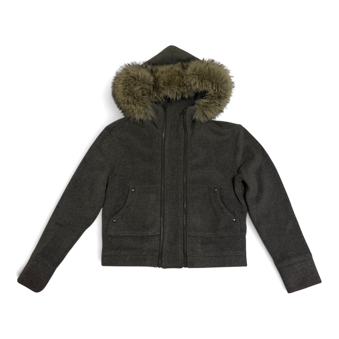 Detachable Fur Fleece Hoodie 퍼 후드집업 상품이미지5