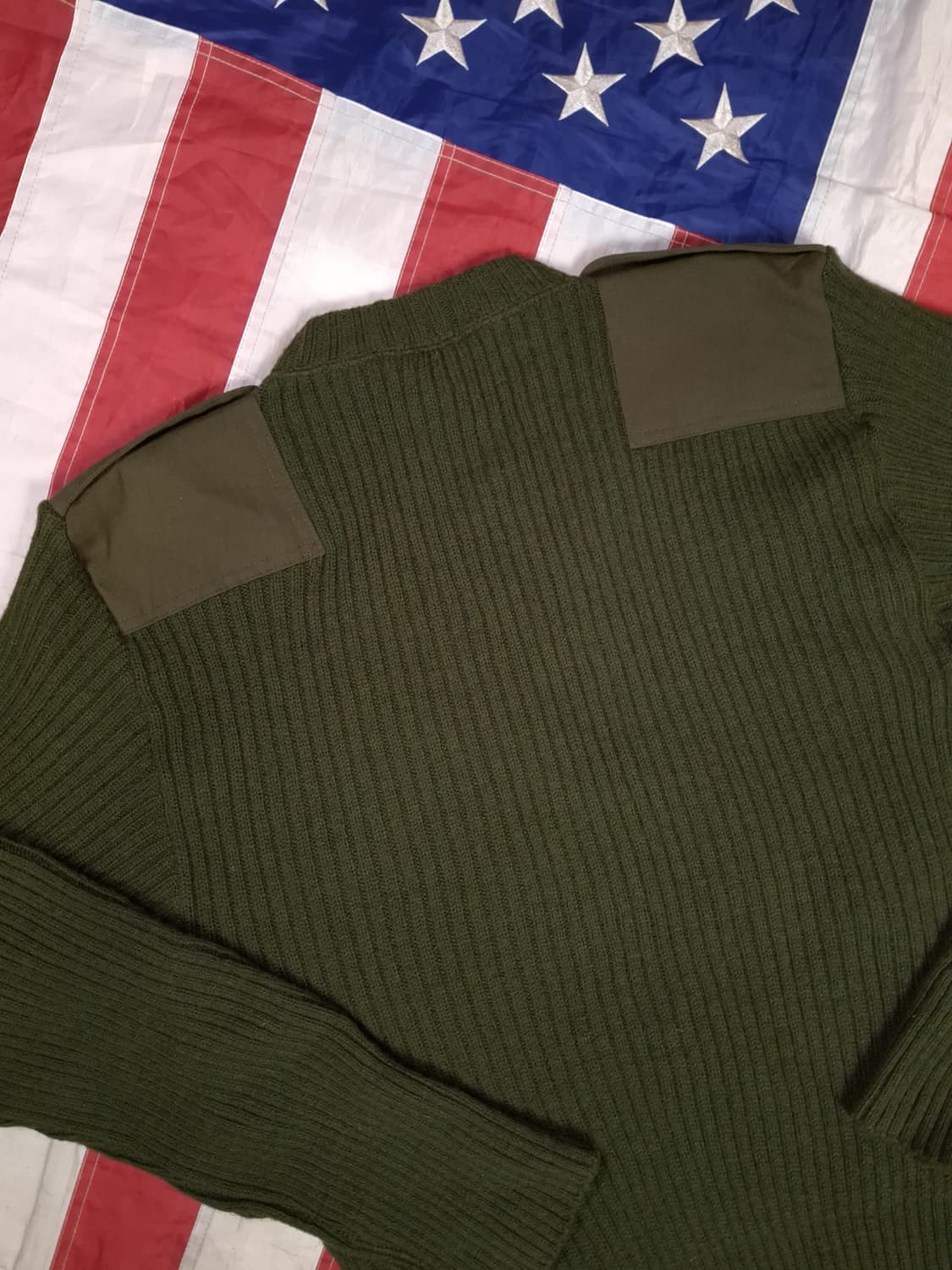 새제품 미군 지급용 울 코만도 스웨터 상품이미지5