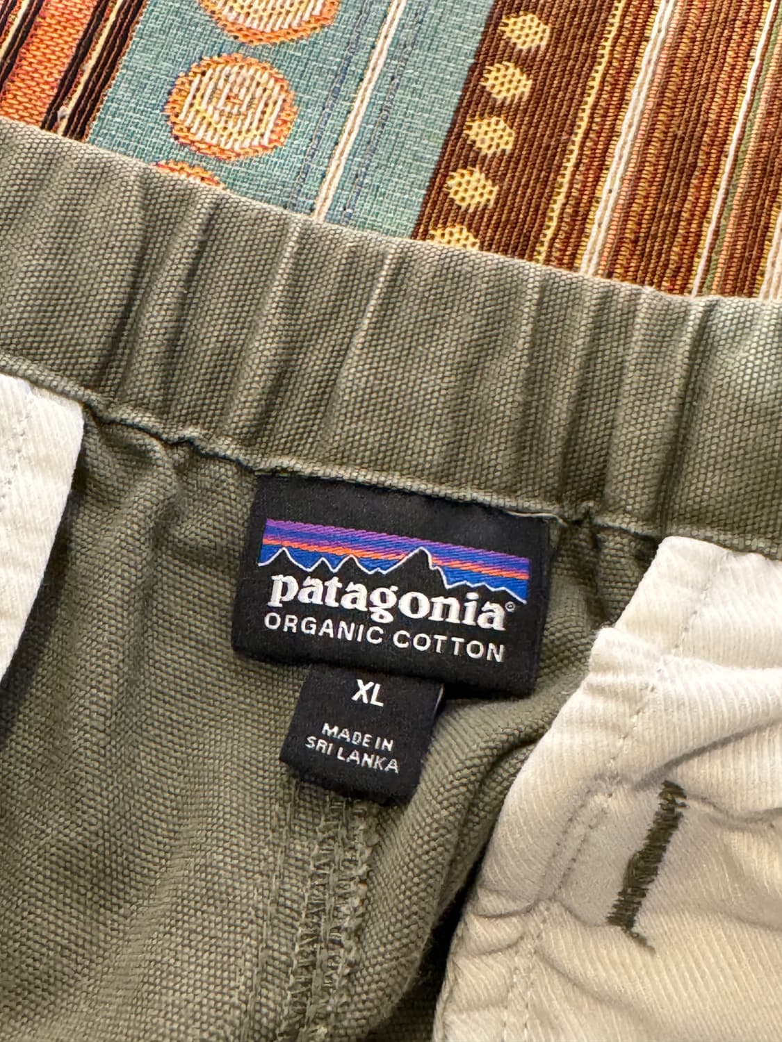 파타고니아 오가닉코튼 팬츠 카키 XL 상품이미지9