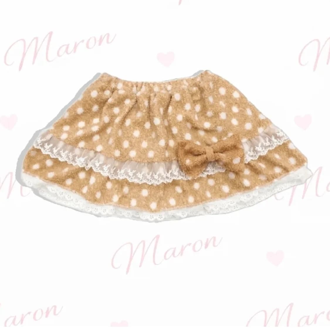 라떼 도트 스커트 갸루 히메갸루 라떼갸루 일본 러블리 상품이미지2