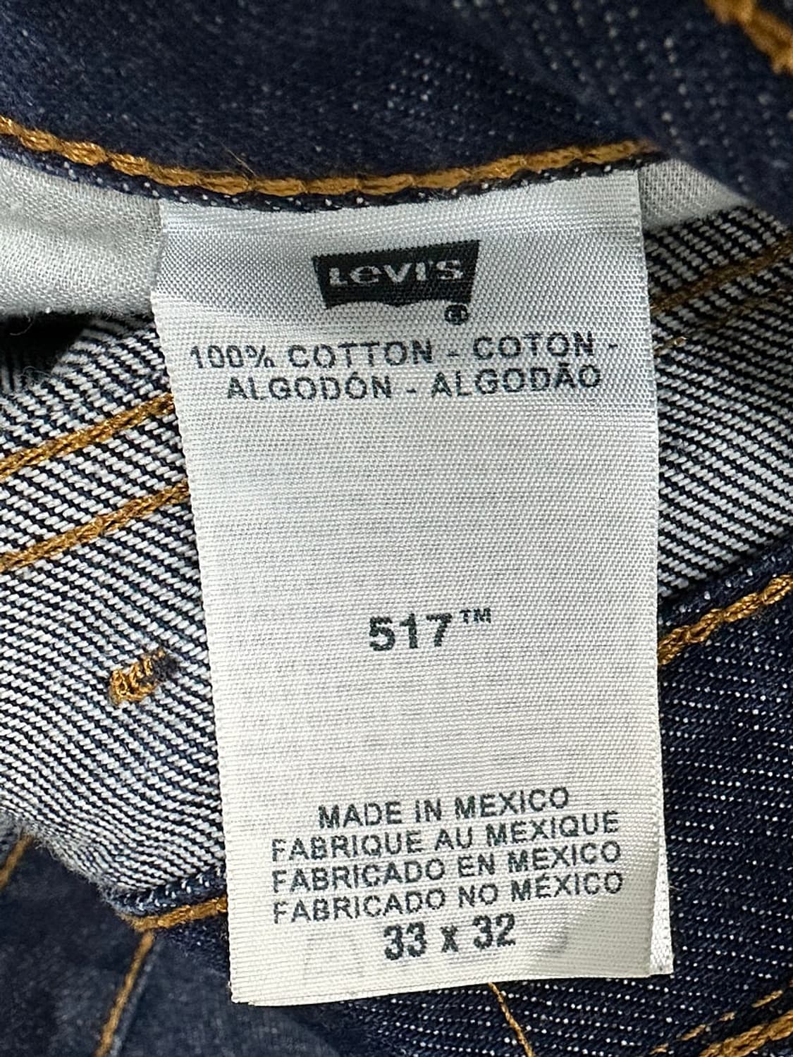 리바이스 517 34 inch 33/32 red tab 상품이미지4