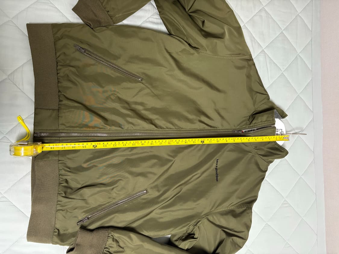 해브어굿타임 카키색 자켓 상품이미지3