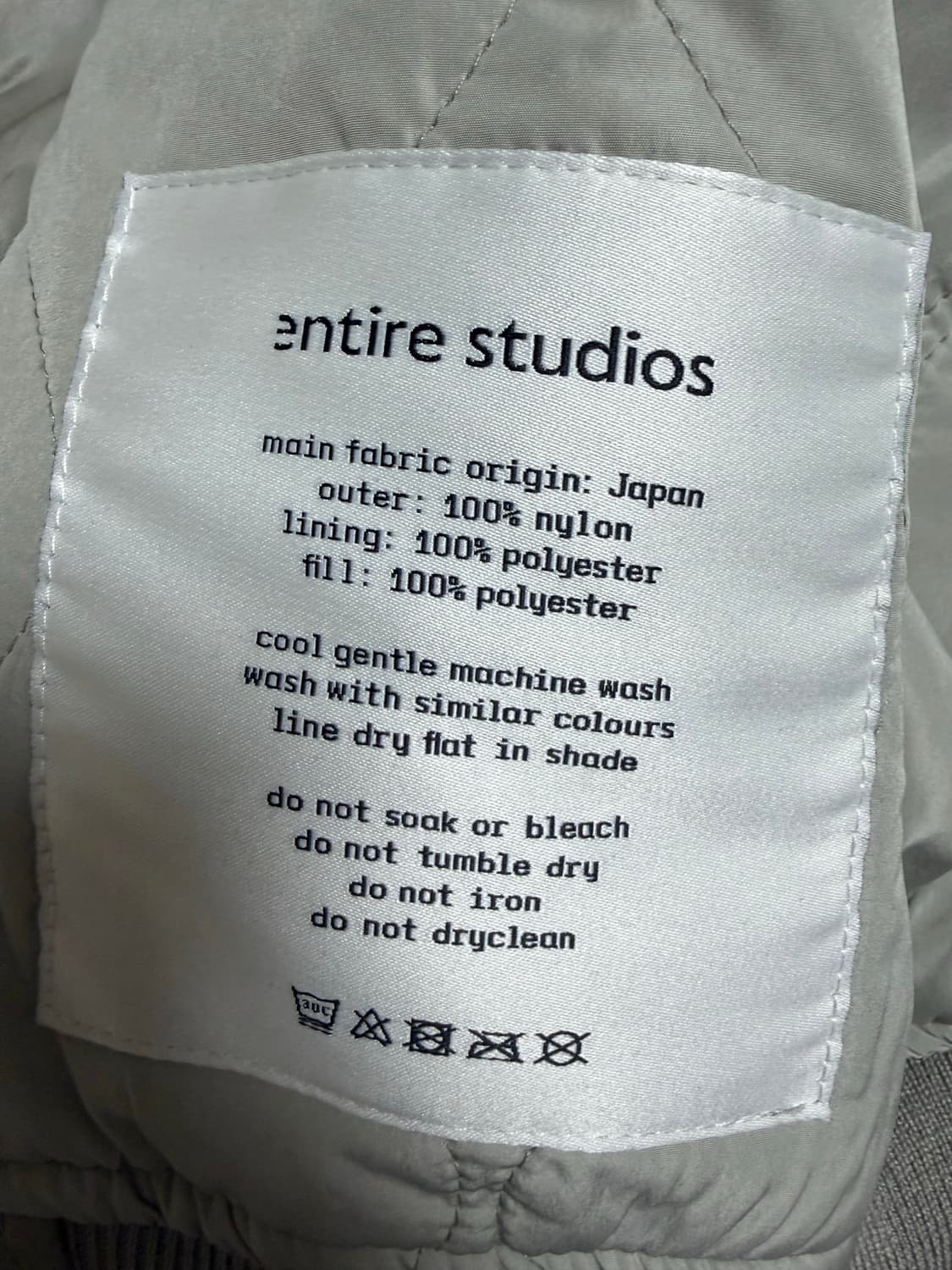 [XXL] [새제품] 엔타이어 스튜디오 브로드 봄버 그레이 상품이미지5