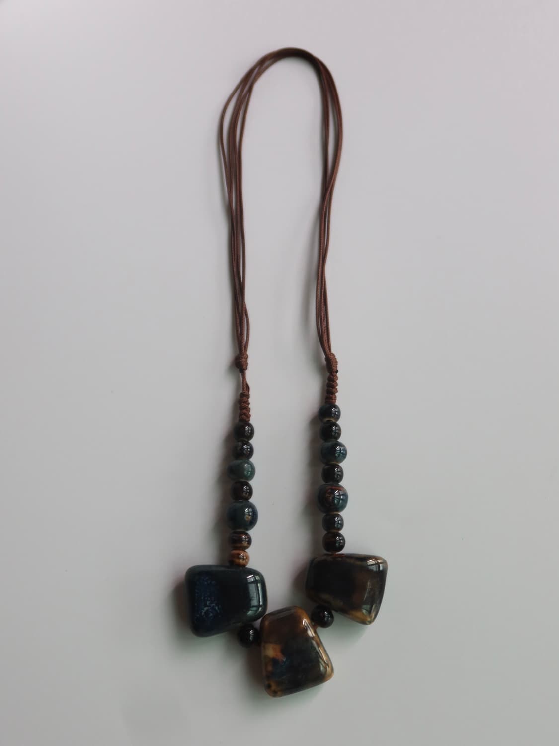 chunky stone beaded necklace 상품이미지3