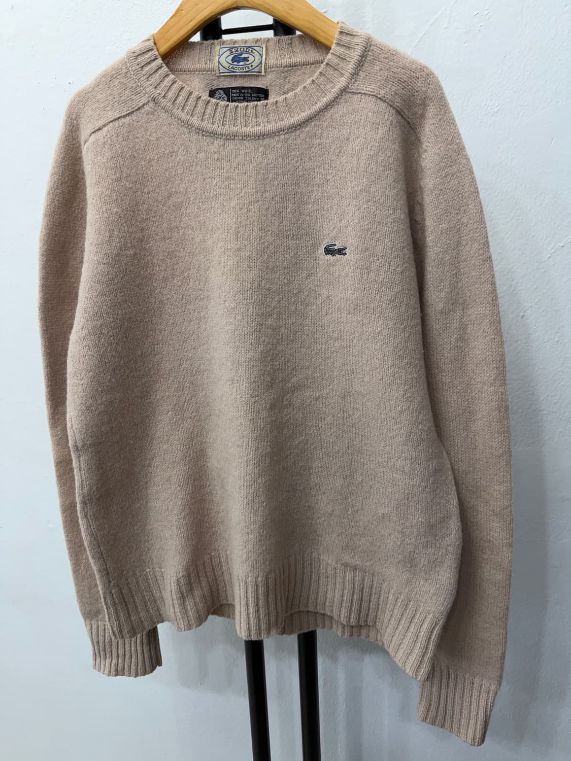 정품) 라코스테 IZOD 80s 여성 울 니트 XL 상품이미지3